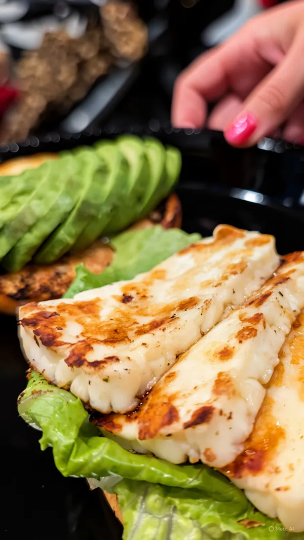 Bergen Munchies avocado halloumi dish